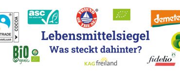 Eine Auswahl von Lebensmittellabels