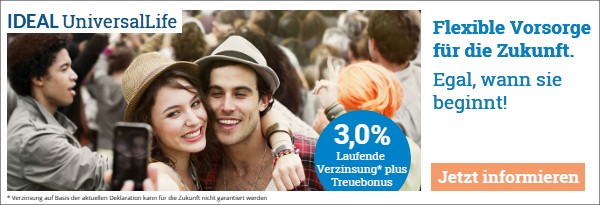 IDEAL UniversalLife - Flexible Vorsorge für die Zukunft!