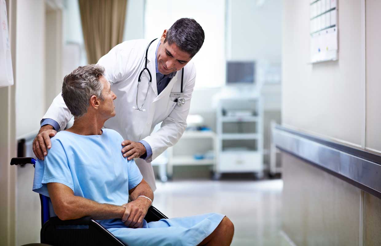 Patientenbetreuung im Krankenhaus
